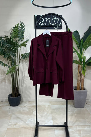Tailleur neoprene - Vino