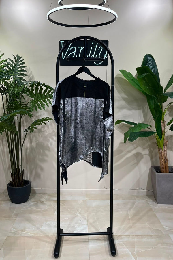 Maglia rete spalmata - GRIGIO