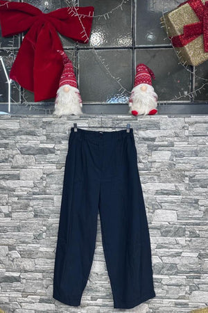 Pantalone over risvolto - Blu