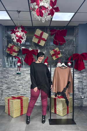 Felpa punta pizzo - Bruciato