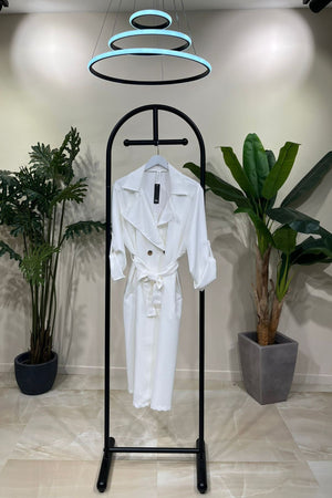 Trench cinta - Bianco