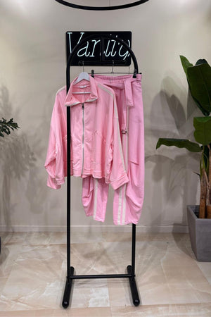 Completo felpa sport - Rosa