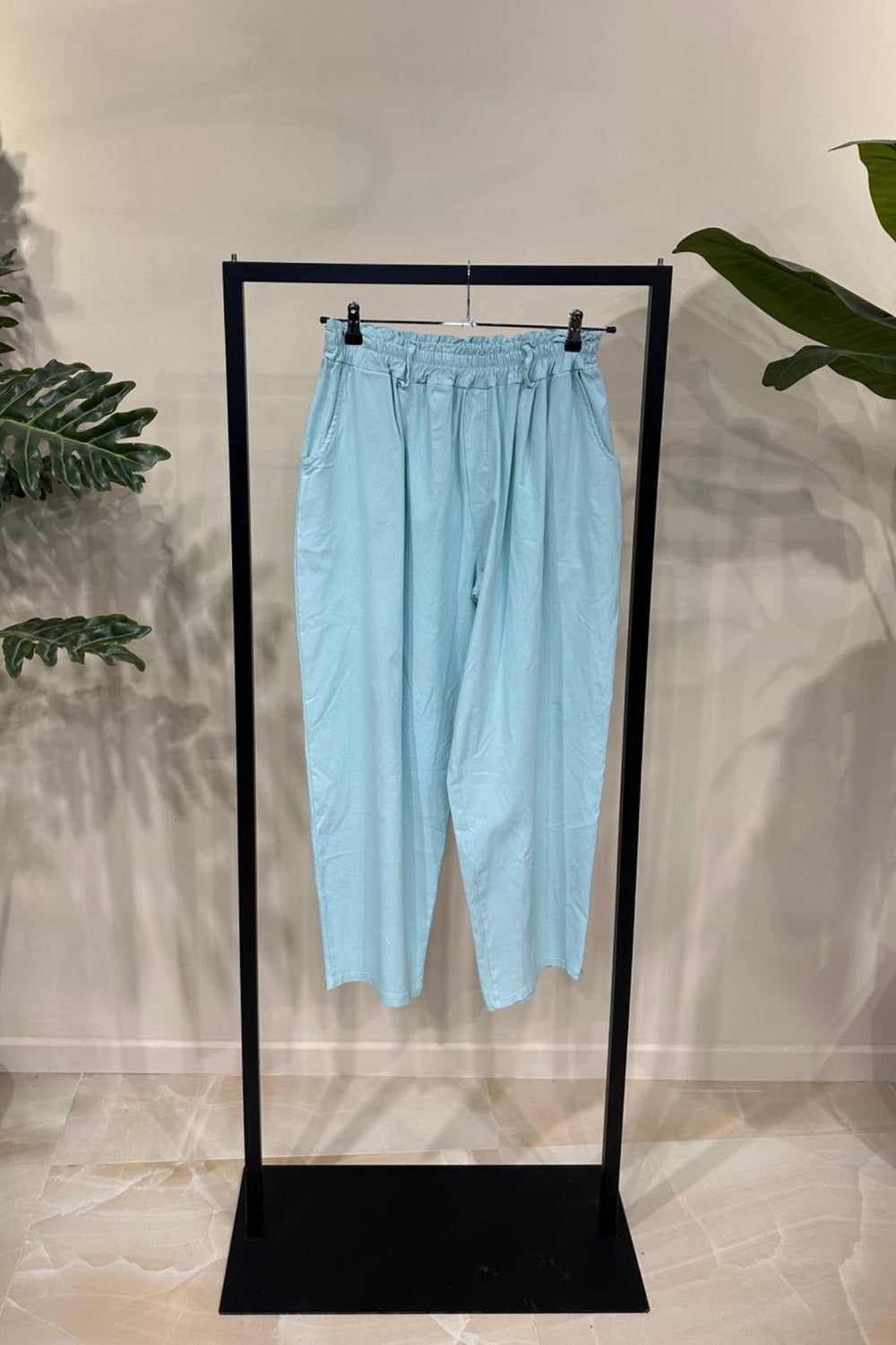 Panta caramella elastico - Menta