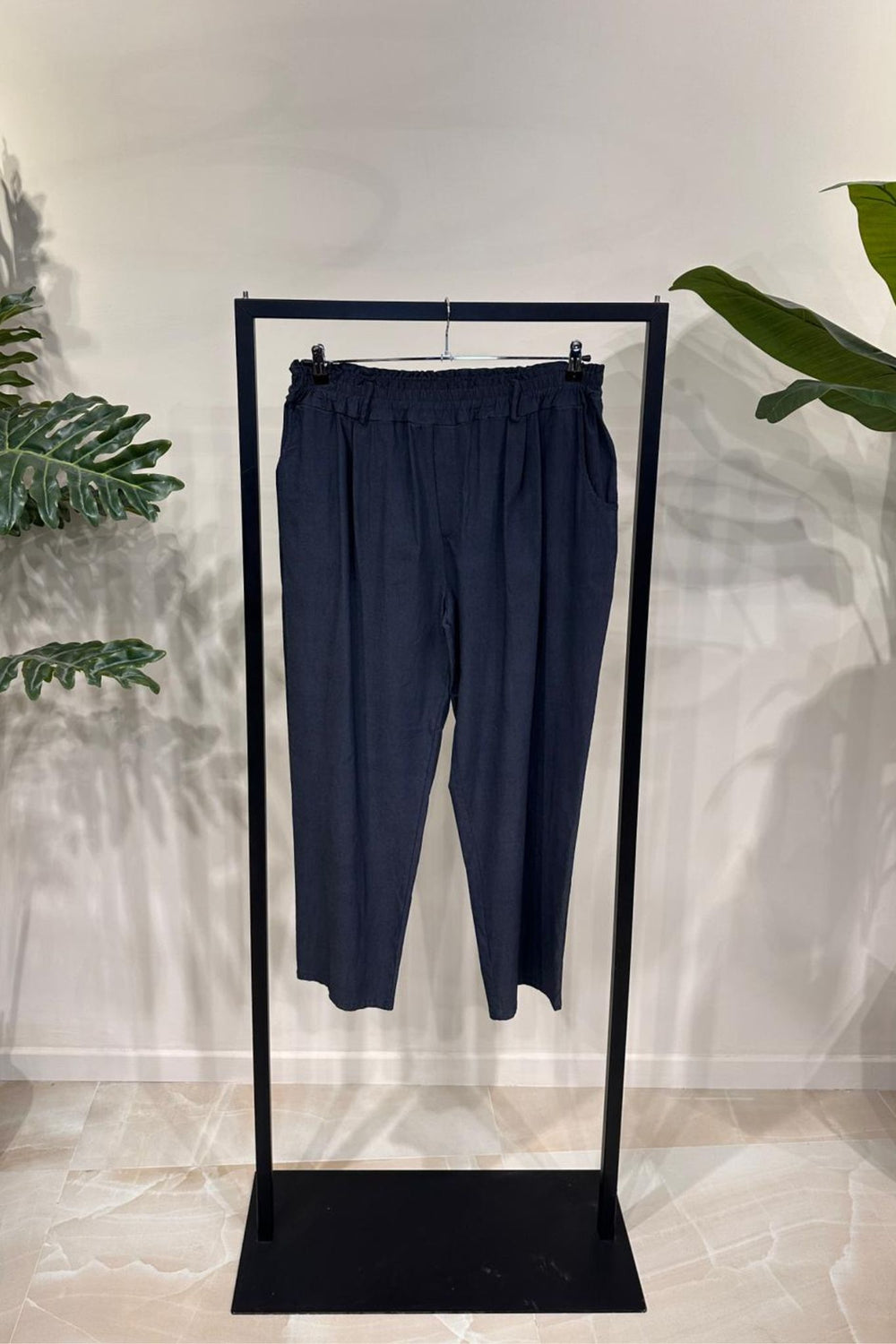 Panta caramella elastico - Blu