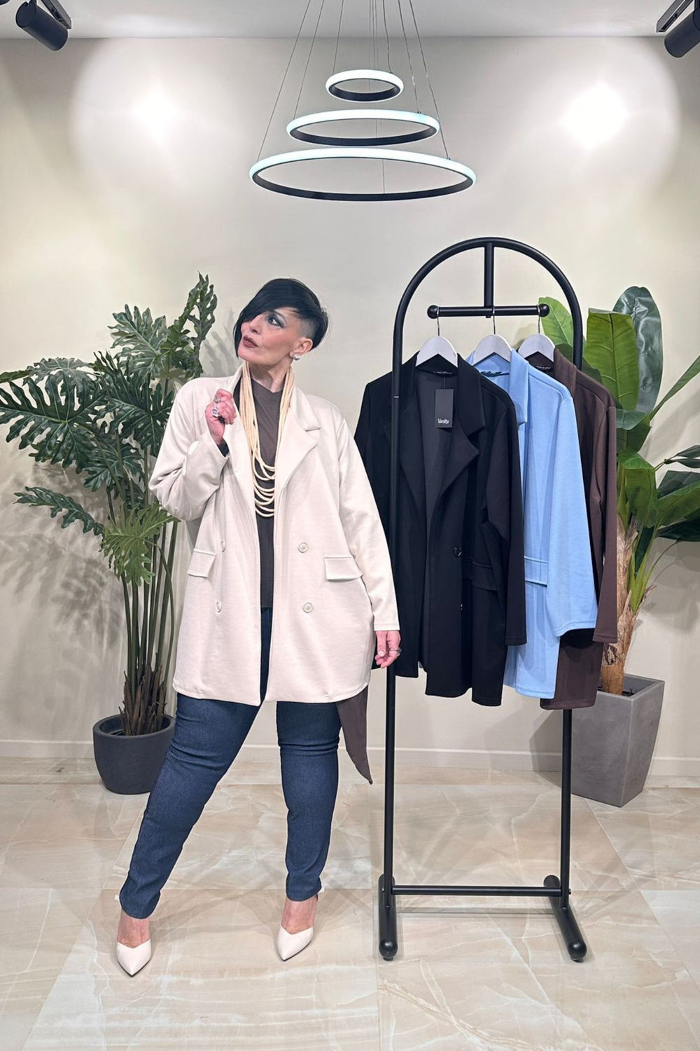 Giacca over neoprene - Burro