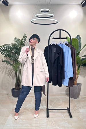 Giacca over neoprene - Burro