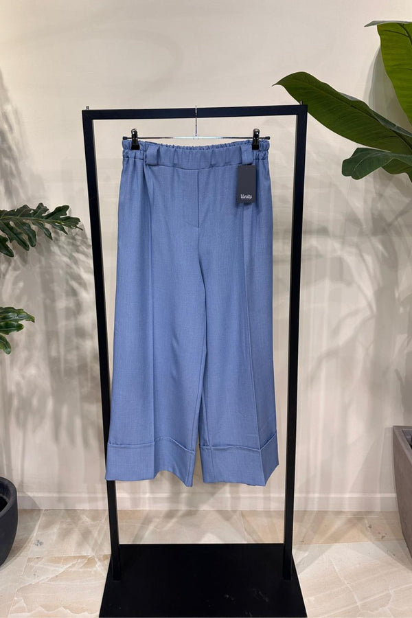 Pantalone maxi risvolto - Jeans