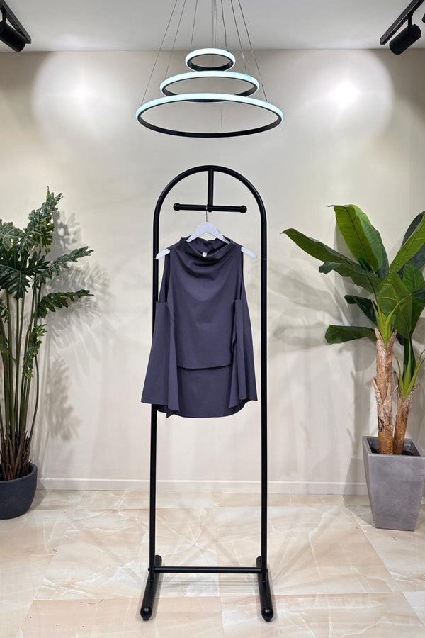 Top scollo vulcano - Grigio