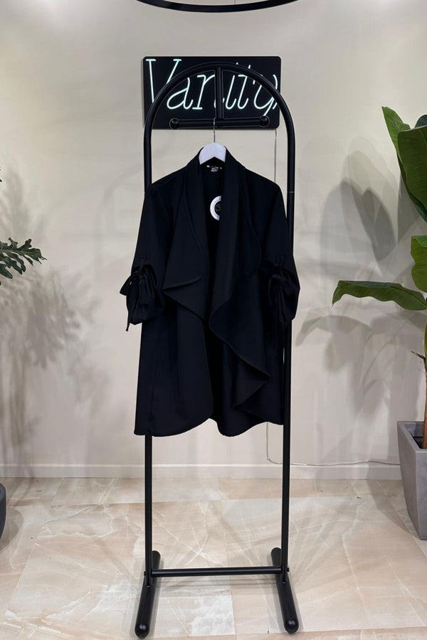 SPOLVERINO COLLO SCIALLATO - Nero