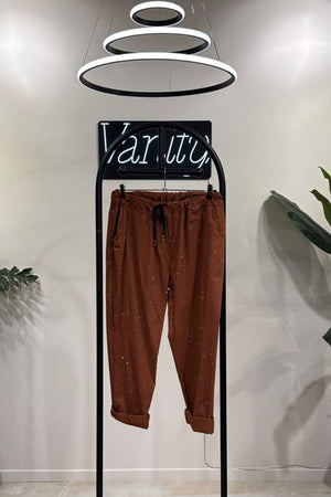Pantalaccio strass - Ruggine