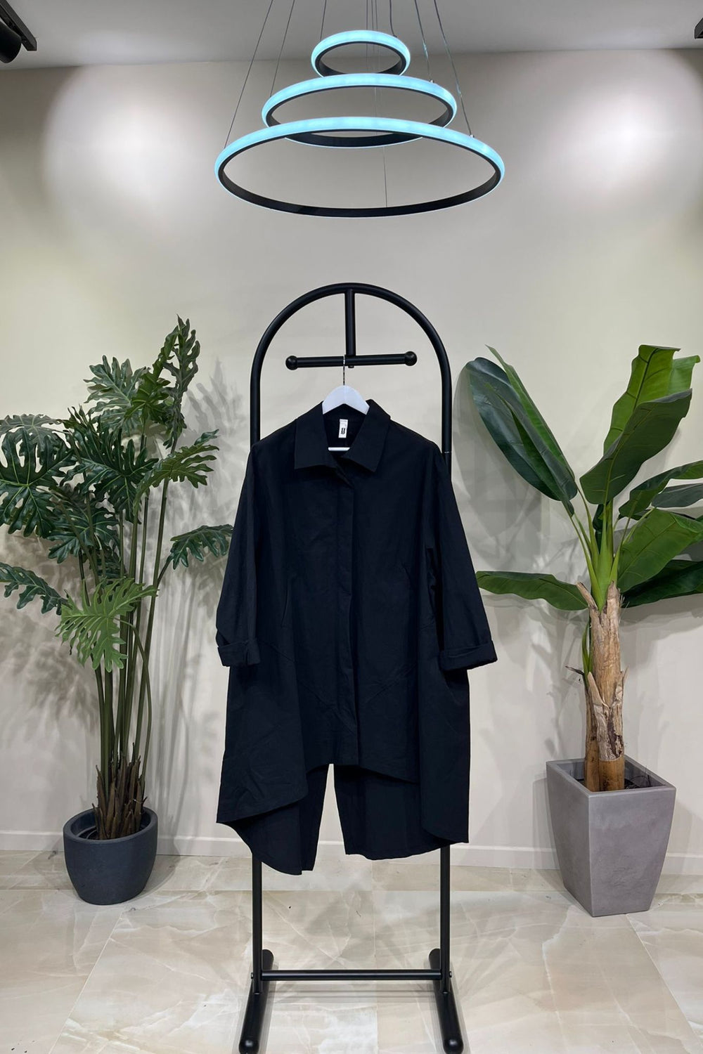 Cappotto tecnico coda - Nero