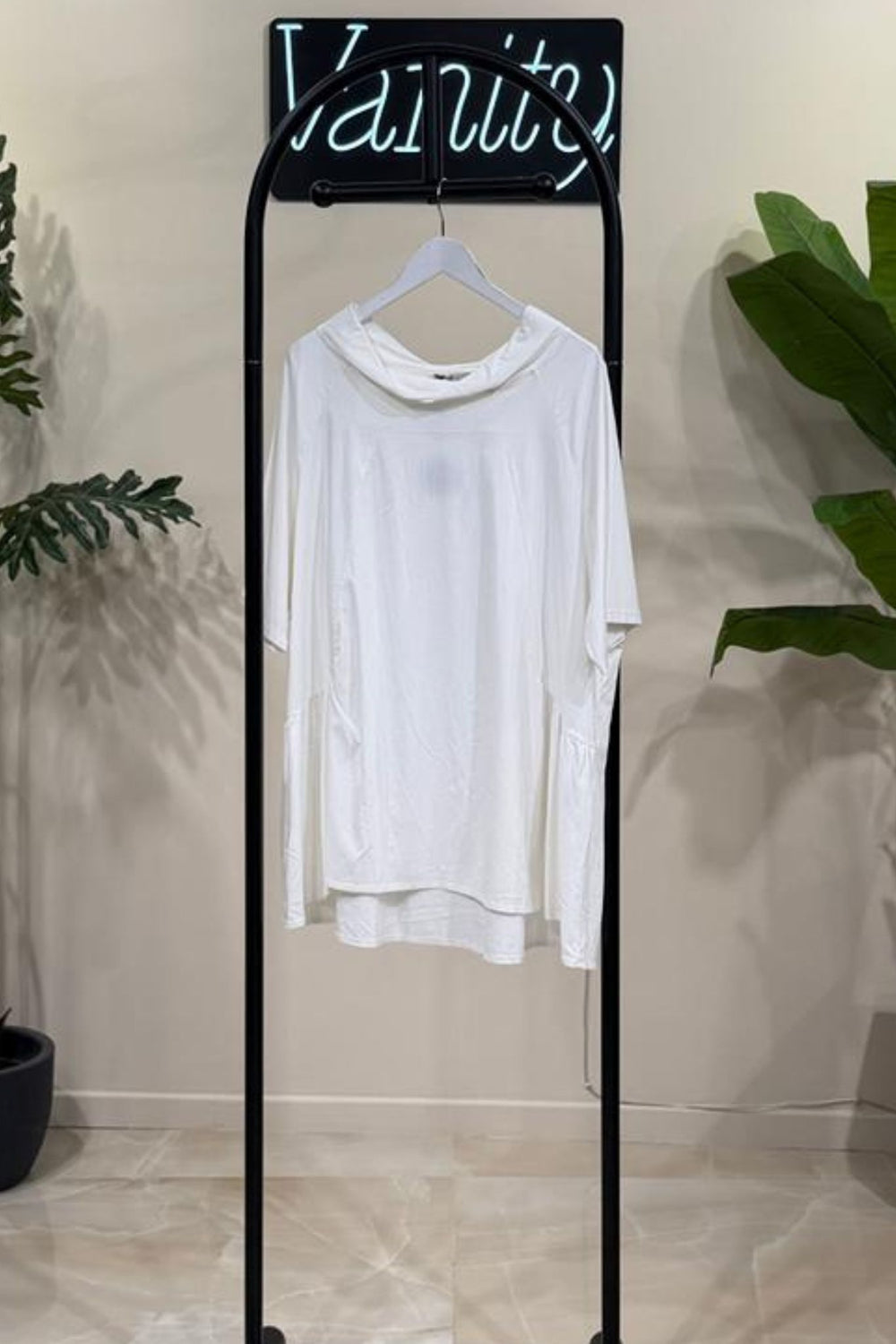 Blusa bengalina pinces - Latte