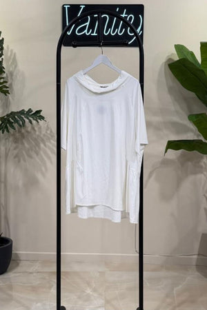Blusa bengalina pinces - Latte