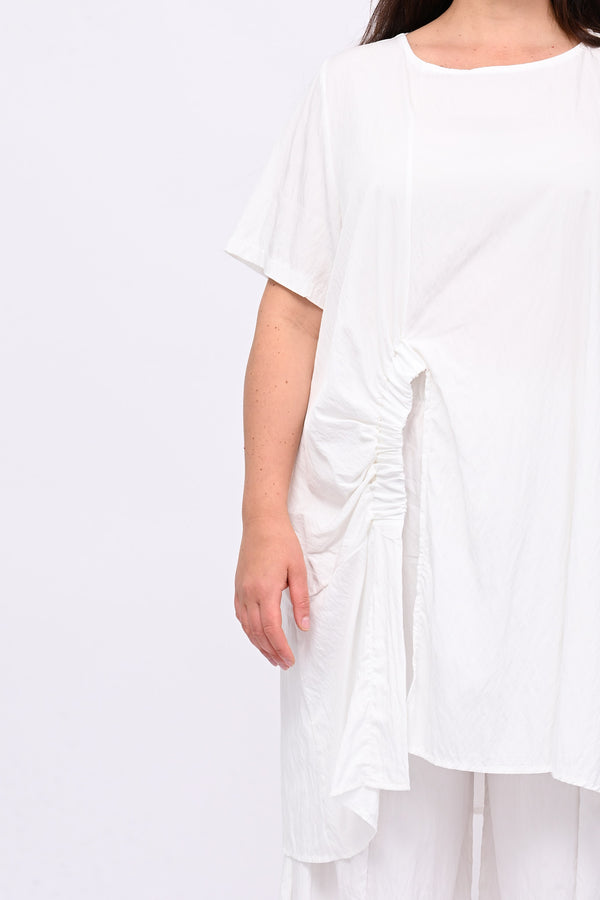 Completo viscosa maxi spacco - Bianco