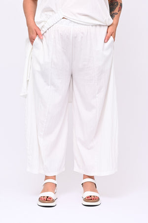 Completo viscosa maxi spacco - Bianco