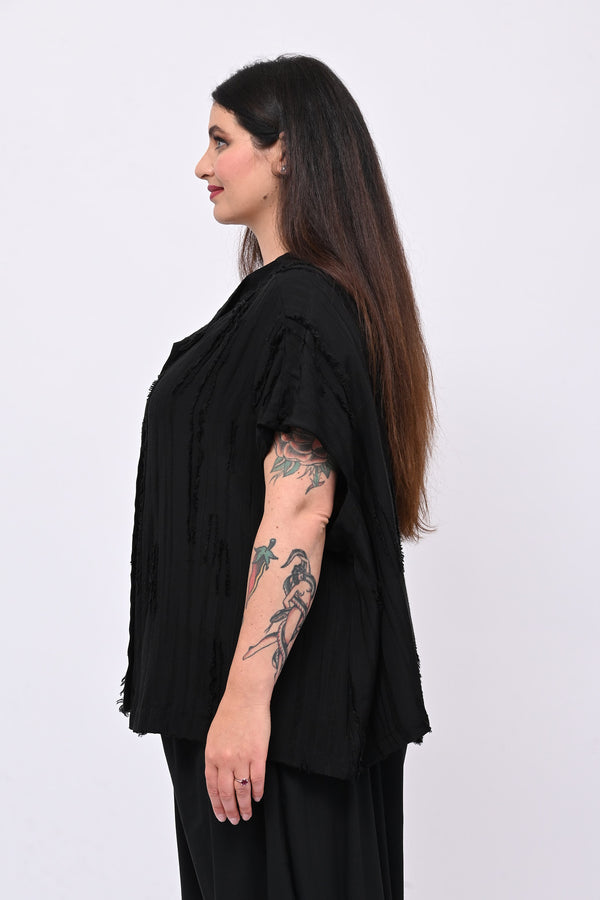 Giacca raso Tokyo - Nero