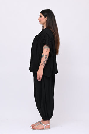 Giacca raso Tokyo - Nero