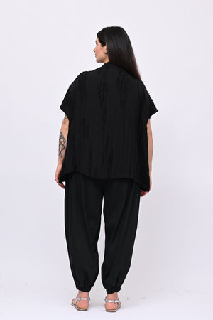 Giacca raso Tokyo - Nero