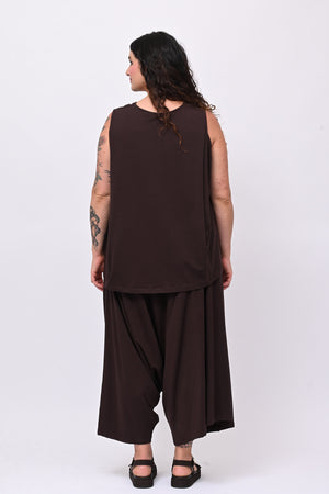 Completo collo sciallato - Moro
