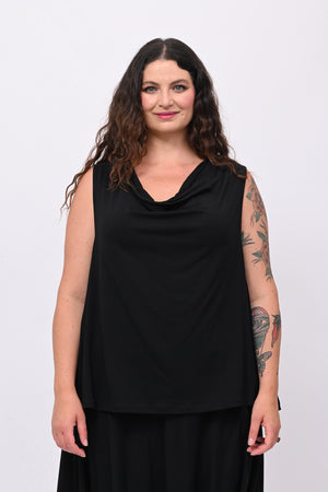 Completo collo sciallato - Nero
