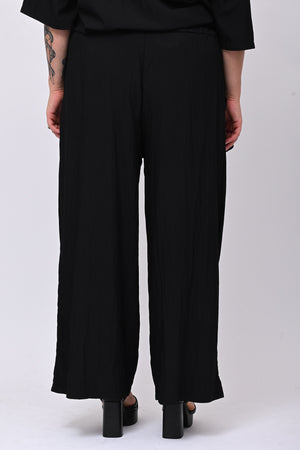Pantalone inserti giornale - Nero