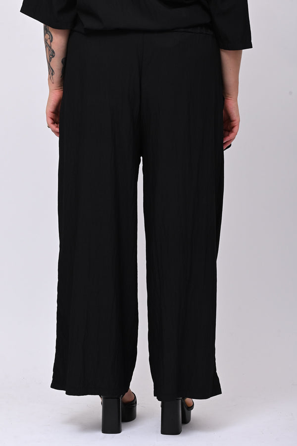 Pantalone inserti giornale - Nero