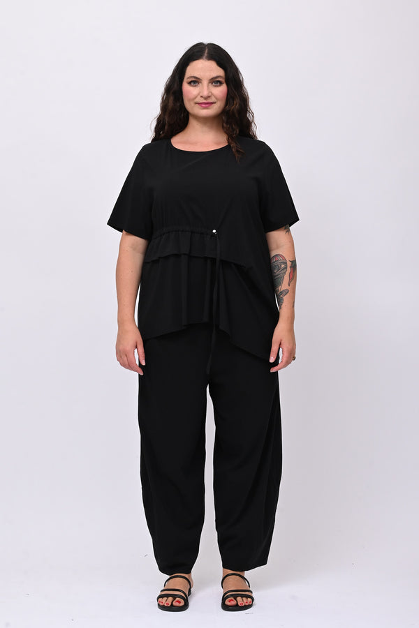 Maglia bengalina laccio - Nero