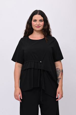 Maglia bengalina laccio - Nero