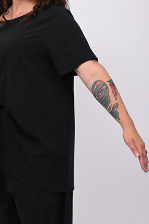 Maglia bengalina laccio - Nero