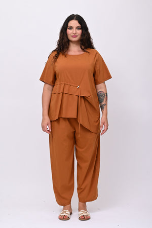Maglia bengalina laccio - Ruggine
