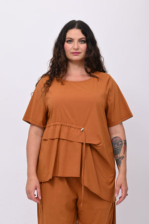 Maglia bengalina laccio - Ruggine