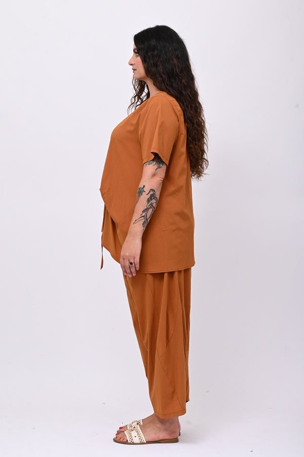 Maglia bengalina laccio - Ruggine