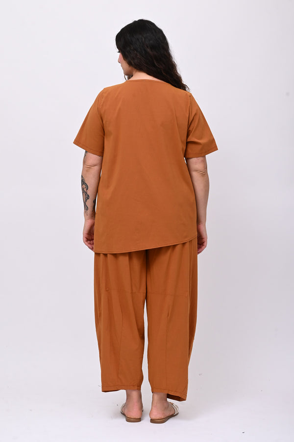 Maglia bengalina laccio - Ruggine