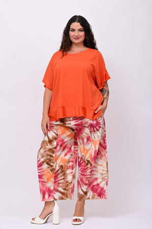 Pantacrop tye-dye - Fuxia