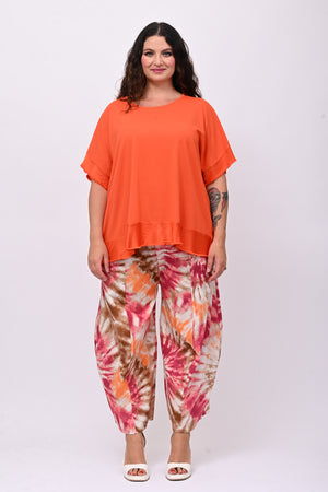 Pantacrop tye-dye - Fuxia