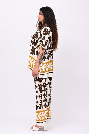 Completo viscosa maxi fiore - Moro