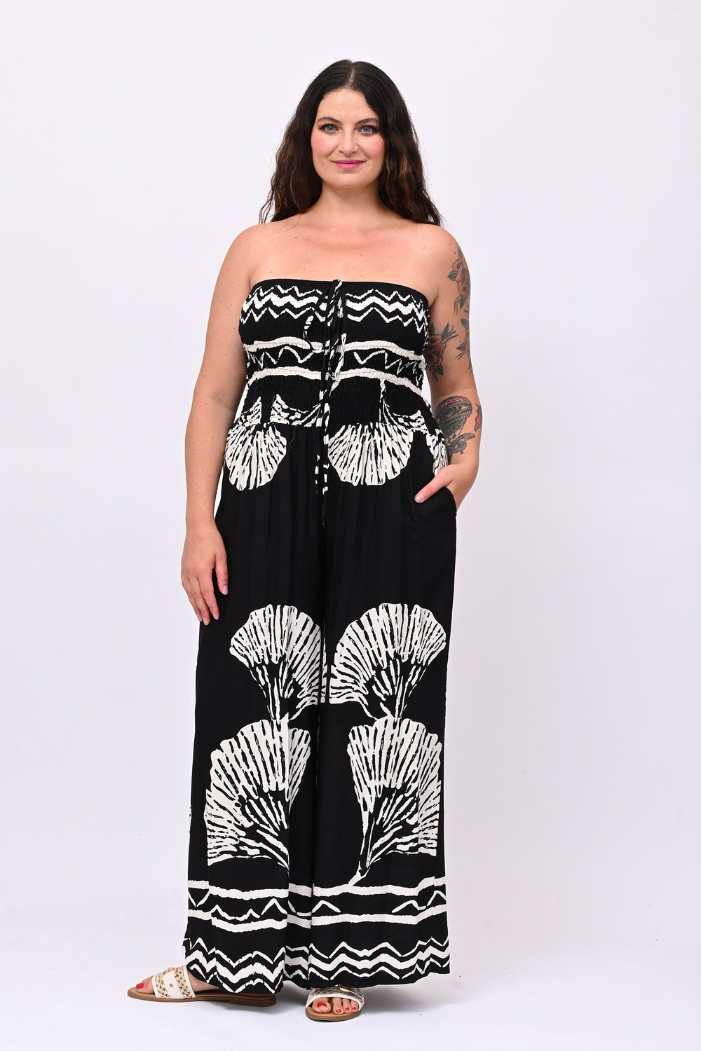 Jumpsuit fascia Maori - Nero