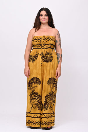 Jumpsuit fascia Maori - Senape