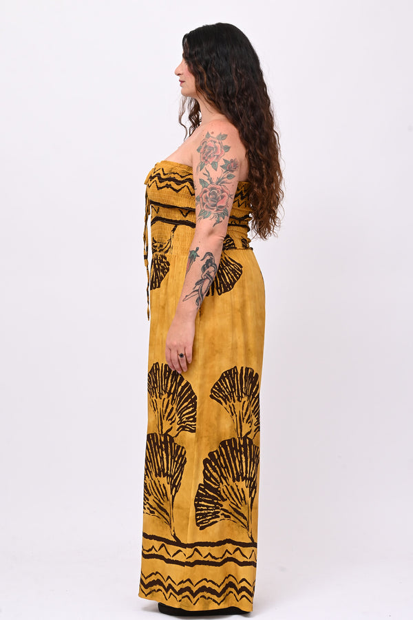 Jumpsuit fascia Maori - Senape