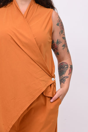Gilet bengalina incrocio - Coccio