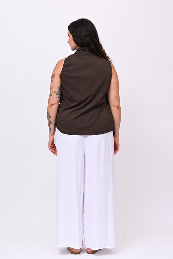 Gilet bengalina incrocio - Moro