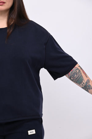 Tuta neoprene basic - Blu