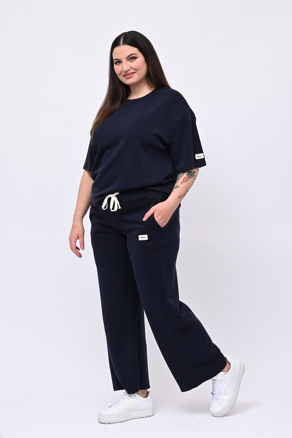 Tuta neoprene basic - Blu