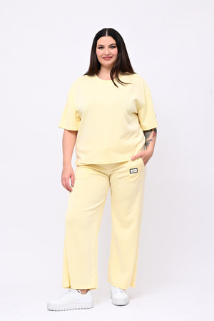 Tuta neoprene basic - Giallo