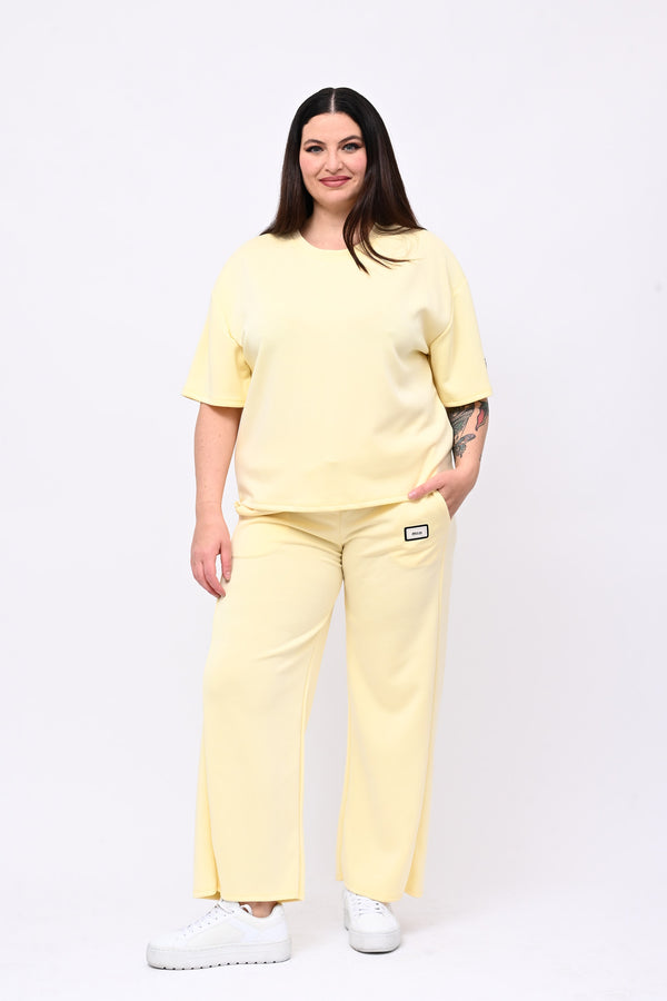 Tuta neoprene basic - Giallo