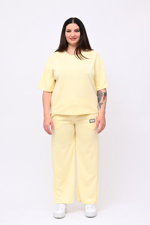 Tuta neoprene basic - Giallo