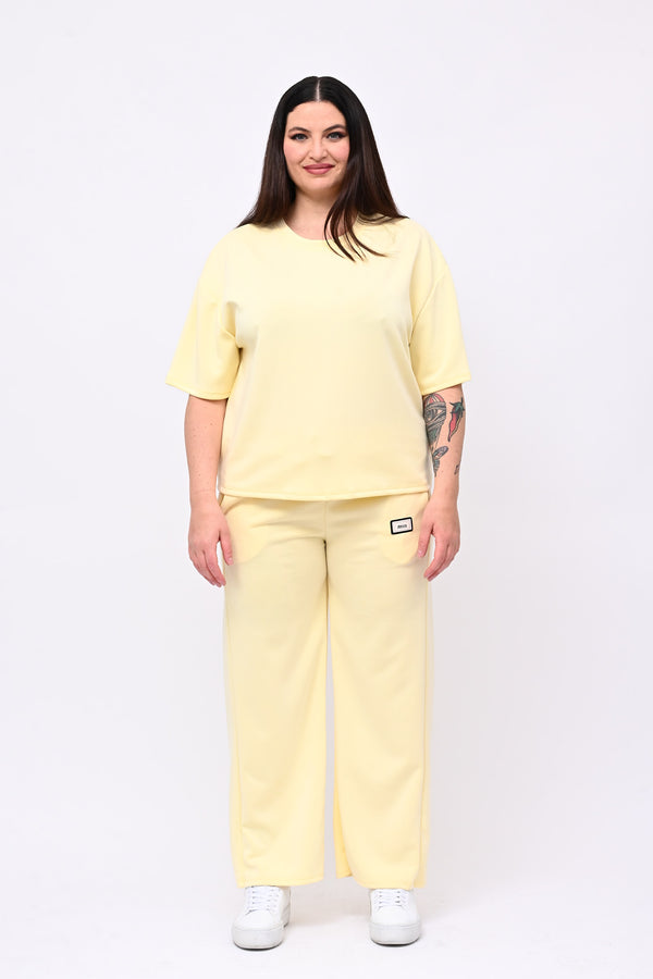 Tuta neoprene basic - Giallo