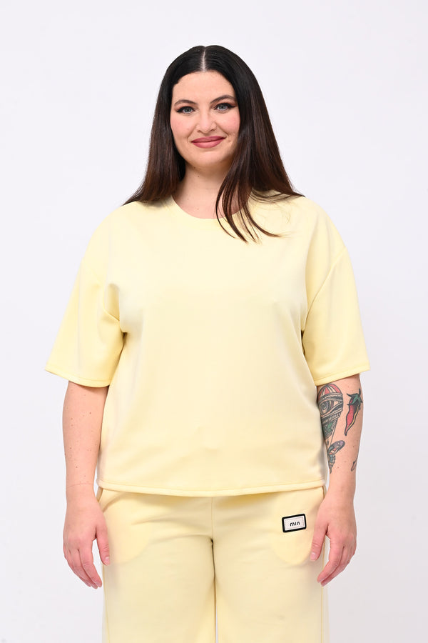 Tuta neoprene basic - Giallo