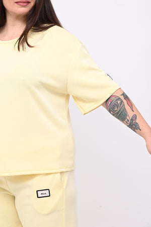 Tuta neoprene basic - Giallo