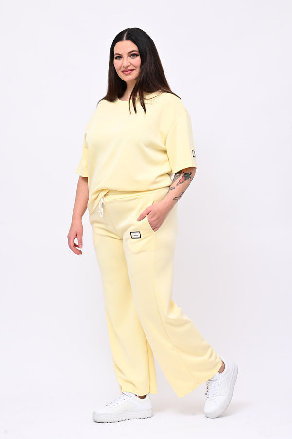 Tuta neoprene basic - Giallo